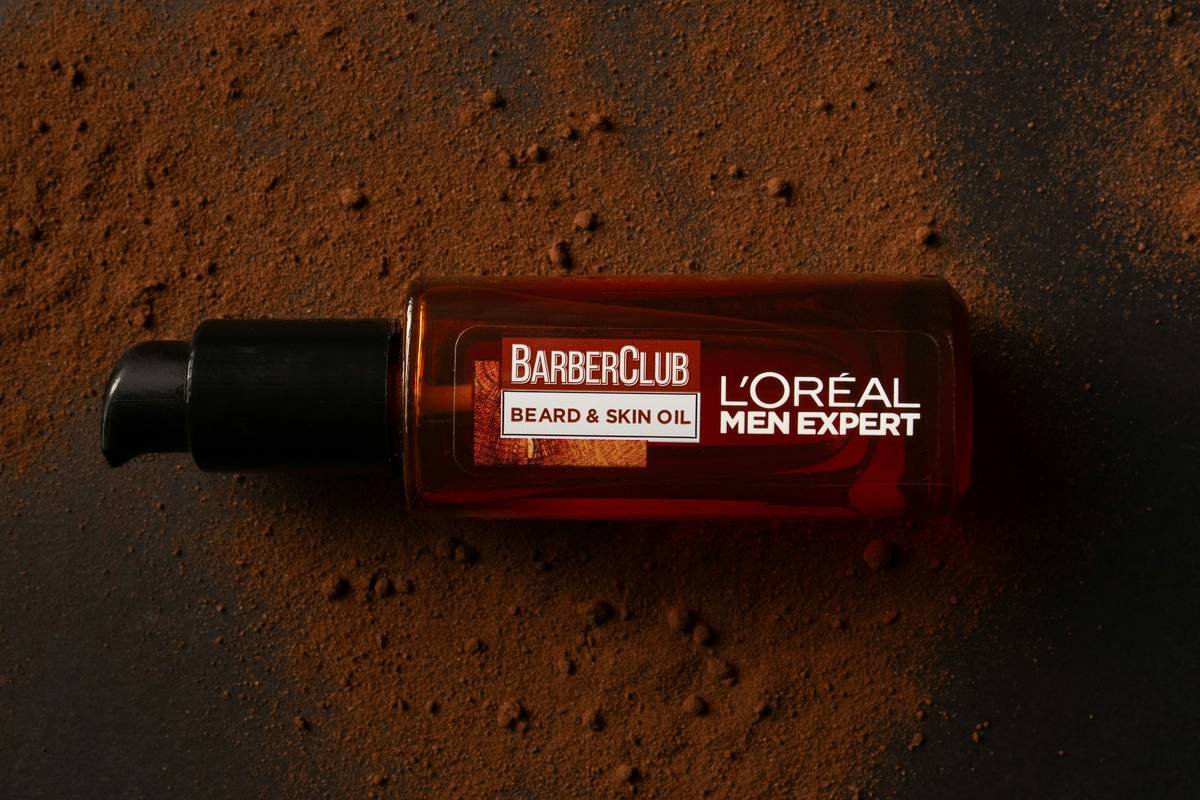 grooming essentials beard and mustache routine with premium shaving gel application